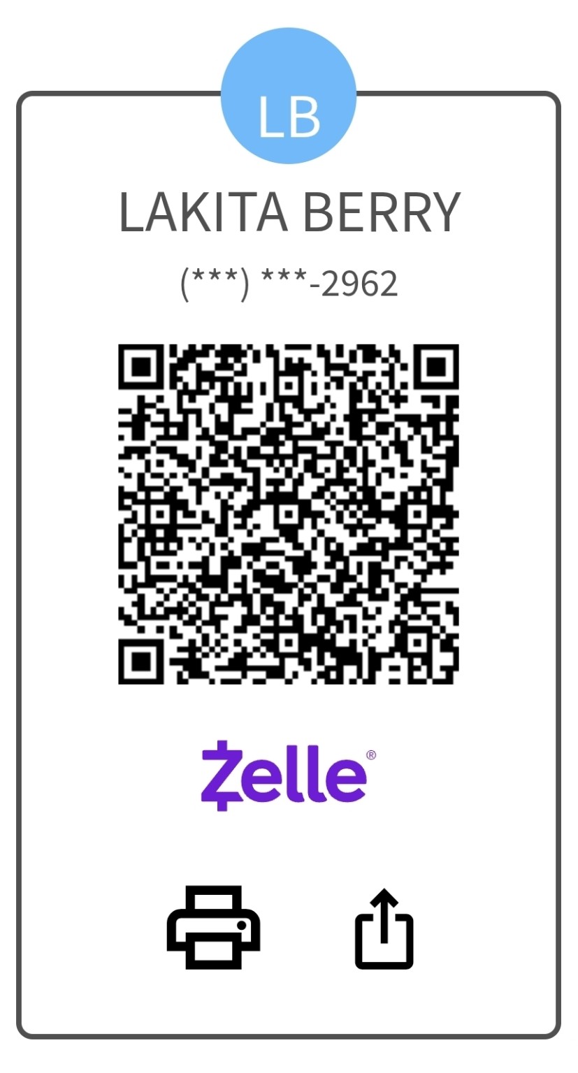 Zelle QR for She’s The B.O.S.S.